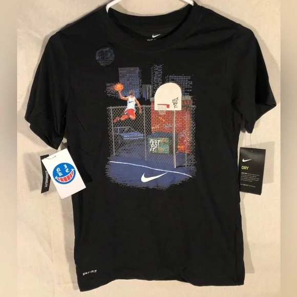 Nike Shirts Tops Nike Boys Sportswear Basketball Videogame